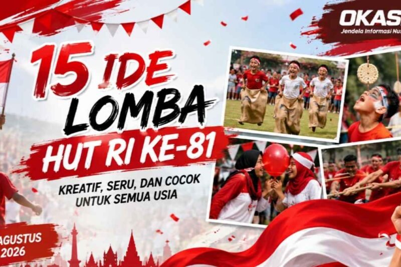 15 Ide Lomba HUT RI ke-81 yang Kreatif dan Seru untuk Semua Usia