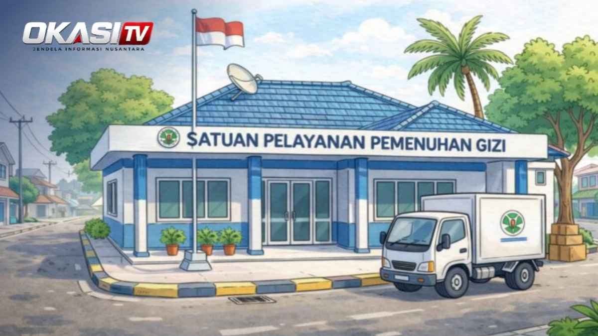 Ilustrasi Satuan Pelayanan Pemenuhan Gizi (SPPG) dalam pemberitaan Dapur MBG Dewi Melati 1
