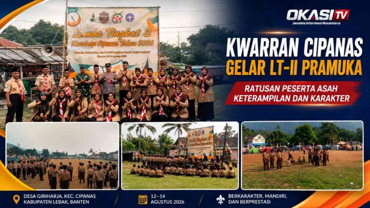 LT-II Pramuka Cipanas 2026 diikuti ratusan peserta