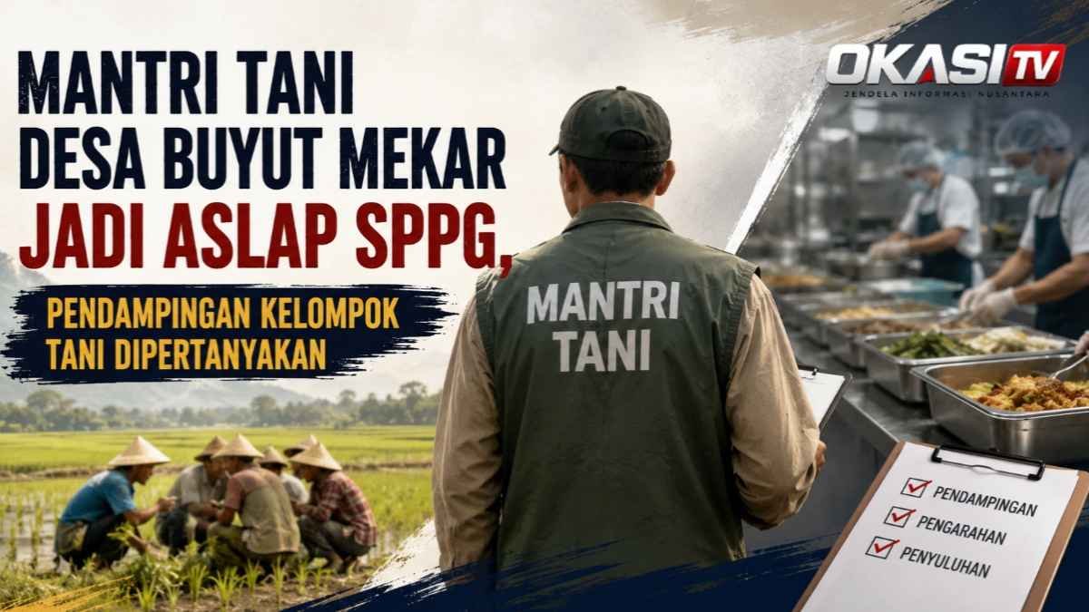 Ilustrasi Mantri Tani Desa Buyut Mekar yang juga menjadi Aslap SPPG
