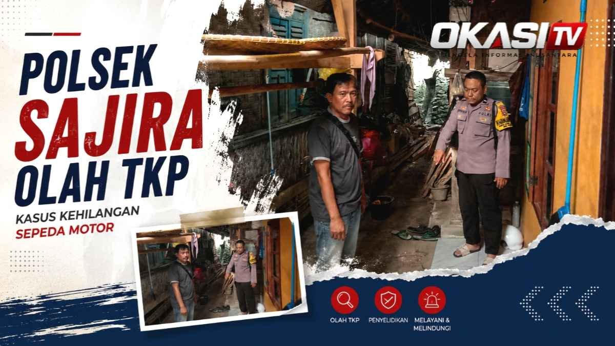 Motor Warga Sajira Hilang, Polsek Sajira Olah TKP