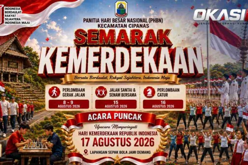 Sambut HUT RI Ke-81, Berikut Rangkaian Kegiatan yang Disiapkan PHBN Kecamatan Cipanas