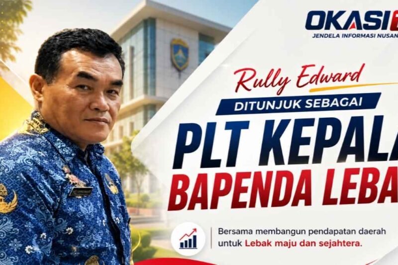 Plt Kepala Bapenda Lebak Berganti, Rully Edward Gantikan Agung Budi