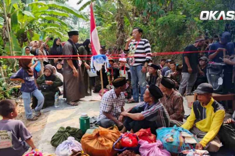 Warga Palendeng Bangun Jalan Rabat Beton Sepanjang 1.350 Meter Secara Swadaya