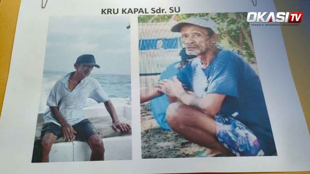 Jenazah ABK Arupadhatu 1 Surakman yang ditemukan di Pulau Enggano