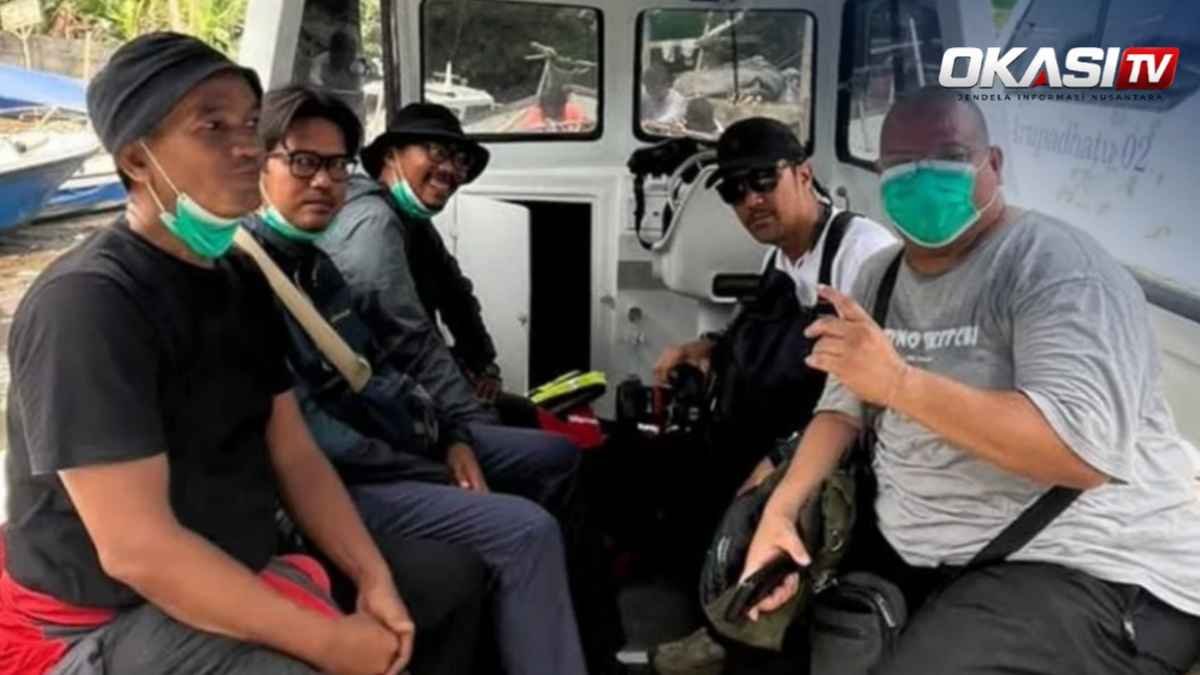 Pencarian 5 jurnalis dan 3 awak kapal Arupadhatu 01 dihentikan