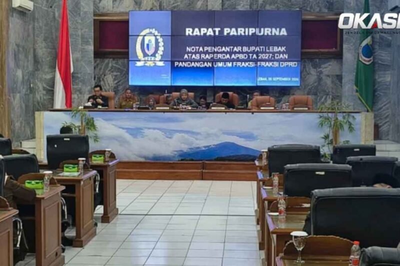 Rapat Paripurna DPRD Lebak Diwarnai Walkout, Bupati dan Wakil Bupati Tak Hadir