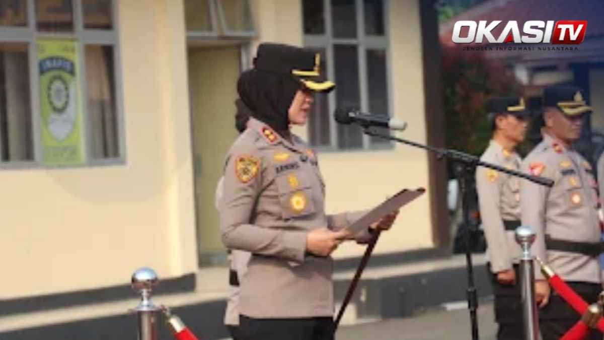 Sertijab Polres Lebak dipimpin Kapolres AKBP Arninsi di Lapangan Mapolres Lebak