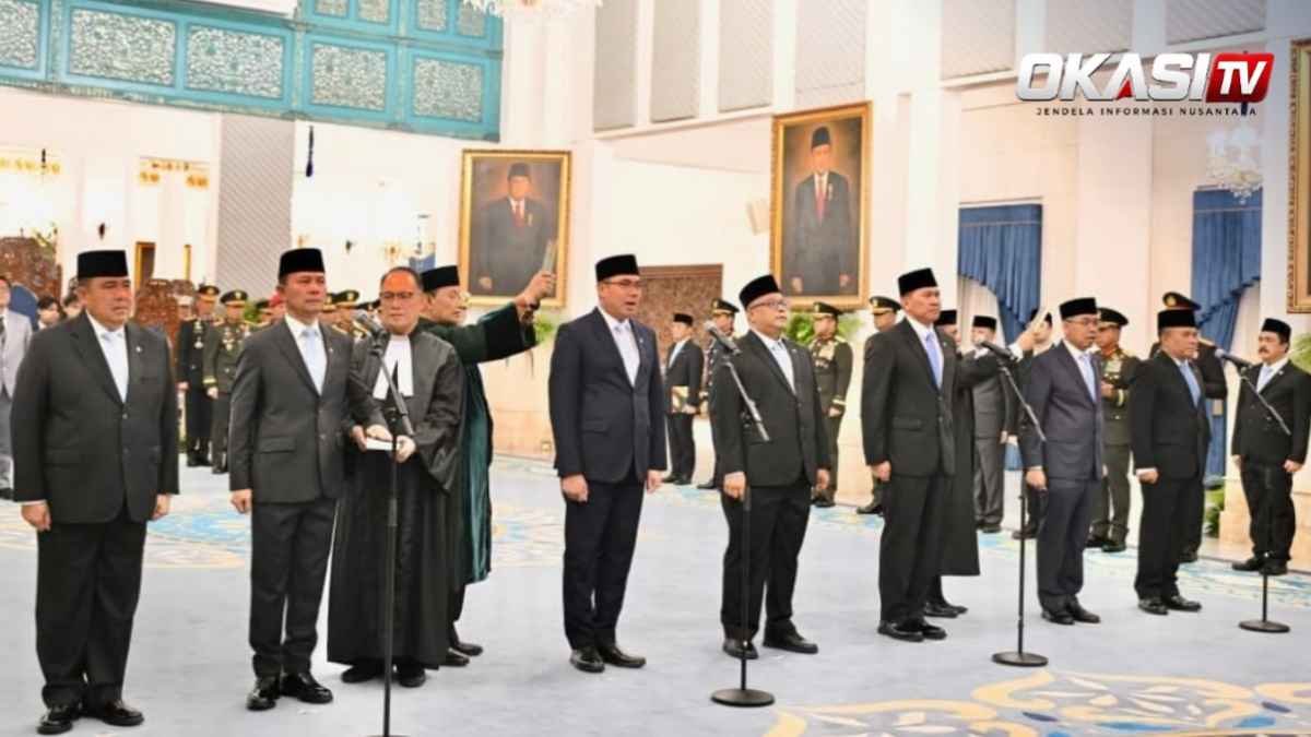 Prabowo Subianto melantik Kristomei Sianturi sebagai Kepala BNPB