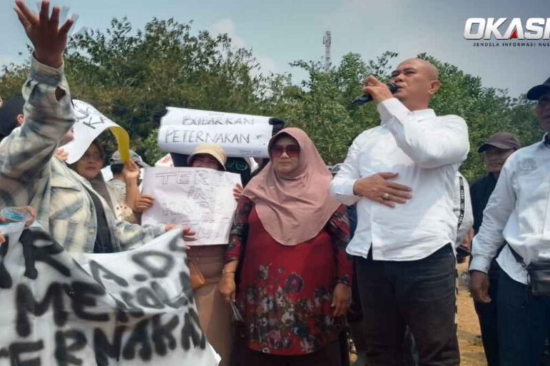 Warga dan LSM GENPAR Geruduk Peternakan Ayam di Jasinga, Tuntut Aktivitas Dihentikan
