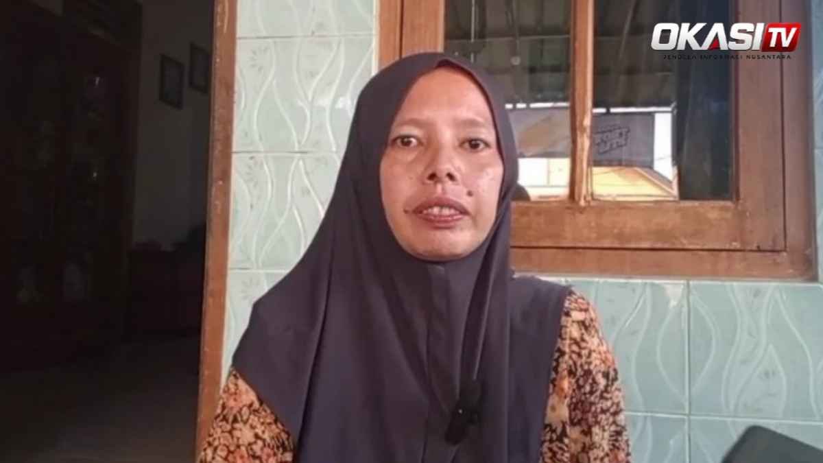 Usilawati, bibi korban dugaan pencabulan di Kecamatan Malingping, Kabupaten Lebak